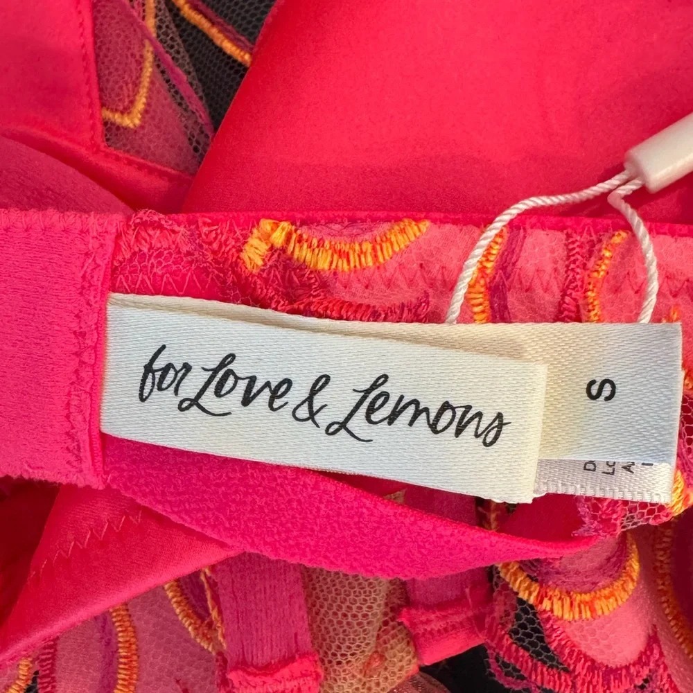 For Love And Lemons | Pink Heart Victoria Lace‎ Bra - Picture 7 of 7